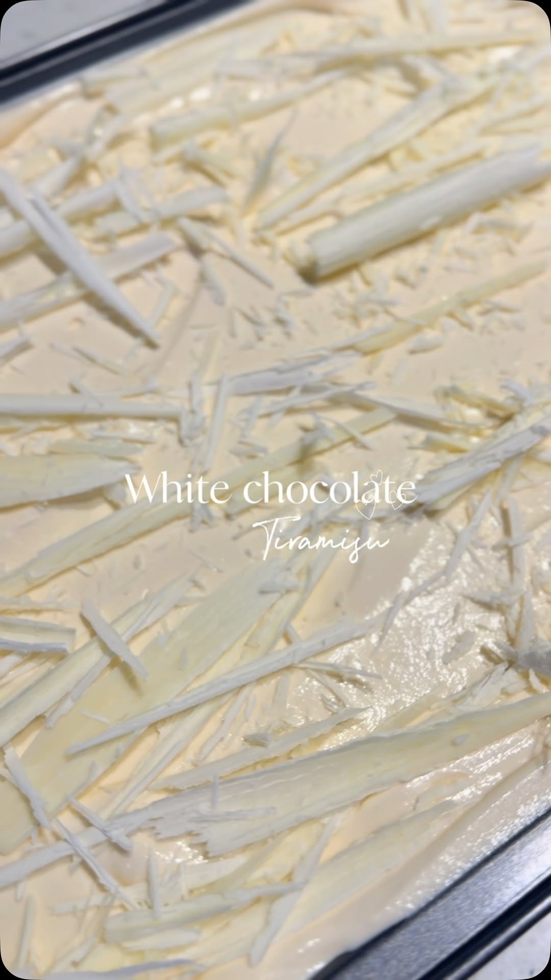 White Chocolate Tiramisu
